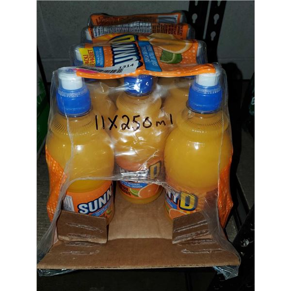 Sunny D Tangy Original Orange Drink 11x250ml