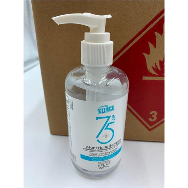 WHOLESALE CASE LOT - Cleach Hand Sanitizer case 237ml x 24 (pick up at Auction Depot)