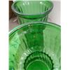 Image 5 : 3 Green Glass Vases