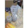 Image 4 : Household Lot - (Bathroom Décor, Glasses, Shelf, Etc.)