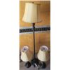 Image 1 : 5' Floor Lamp w/ 2 x Table Lamps