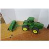 Image 6 : John Deere 8640 Tractor Toy & 452 Seeder Toy