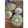 Image 3 : Misc. Glasses, Plates, Bowls, Etc. (see pics)