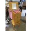 Image 2 : Large Jewelry Stand/Cabinet - 16x12x40in. Tall