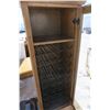 Image 3 : Wine Cabinet w/ Glass Door - 20x14x60in Tall
