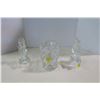 Image 1 : 3pc. Glass - Boy/Girl & Ducks, Sleigh