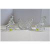 Image 3 : 3pc. Glass - Boy/Girl & Ducks, Sleigh