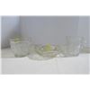 Image 5 : 4pc. Glass - Cream, Sugar Bowl, Serving Dish