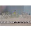 Image 2 : 4pc. Glass - Cream, Sugar, Butter Dish w/ Lid