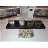 Image 2 : 5x Glass candle sets - new