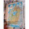 Image 2 : Centenial Map of Canada, Rules of Snooker Poster, 2 Queen Elizibeth II Posters