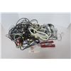 Image 1 : Lot of  Cables - Phone, Audio/visual, Speaker wire, etc.