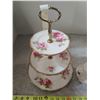 Image 2 : Royal Albert American Beauty 3 Tier Platter and Royal Vale Cup and Saucer