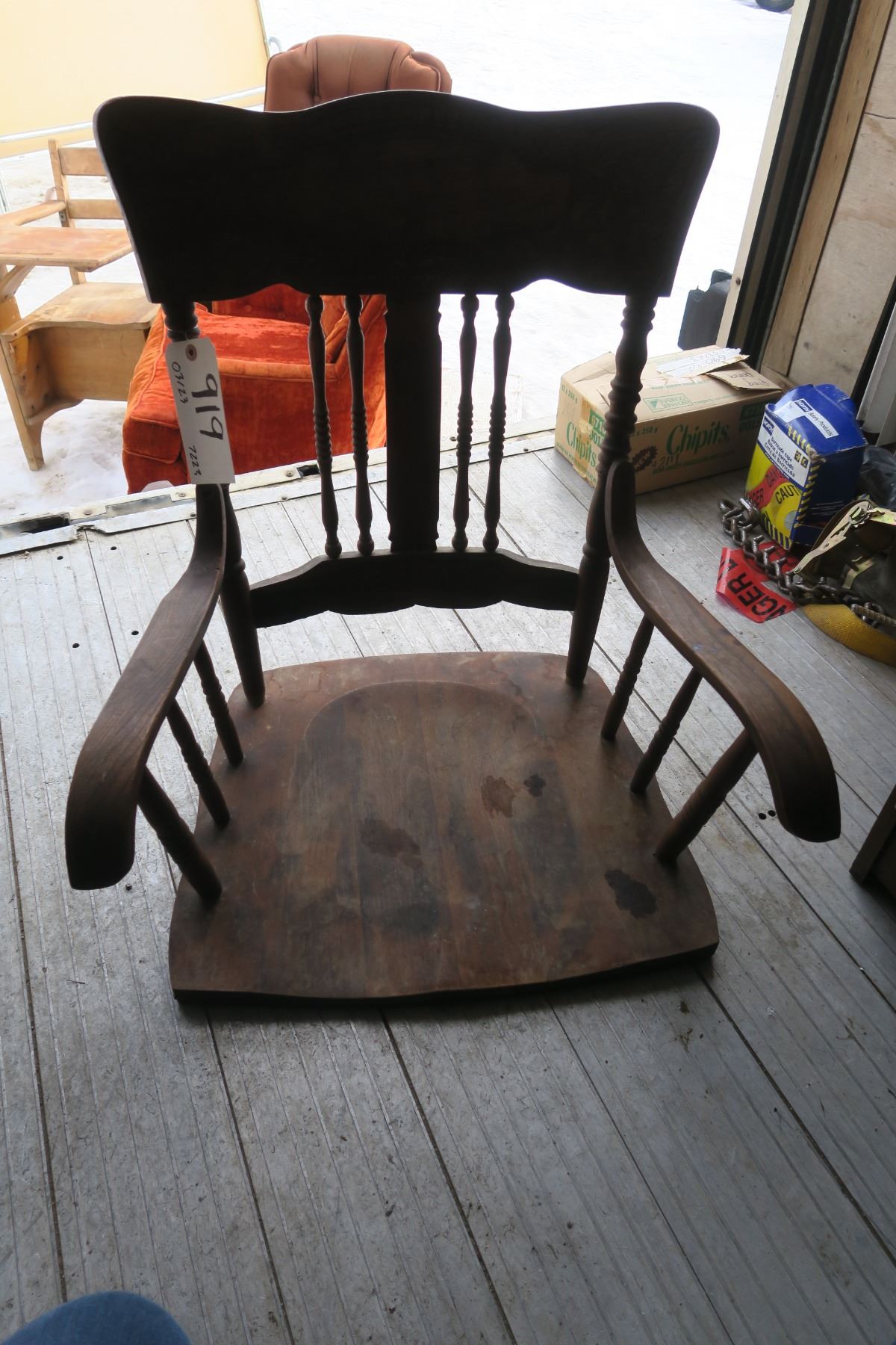 Antique Wood Carved Design Chair Missing Legs Schmalz Auctions