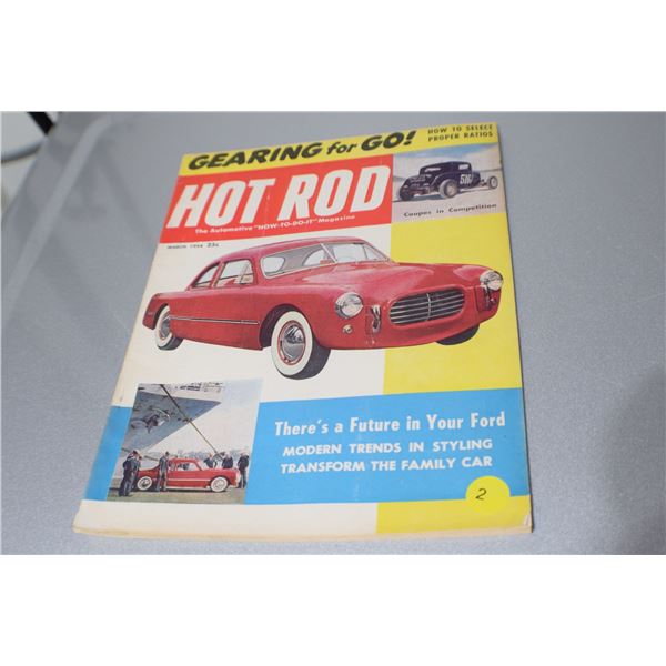 March 1954 Hot Rod magazine