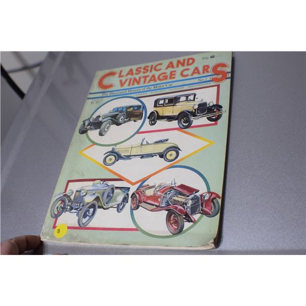 Vintage automobile magazines