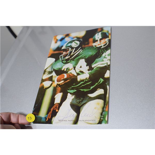 Vintage George Reed  autographed pics