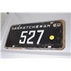 Image 1 : 1960 3 Digit Saskatchewan license plate