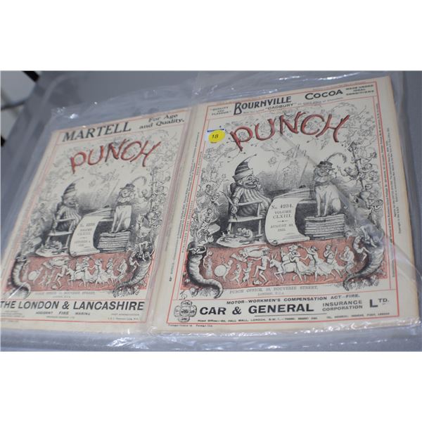 1922 Punch magazines