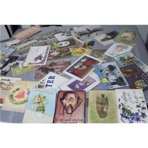 Antique postcard lot 1902 etc.