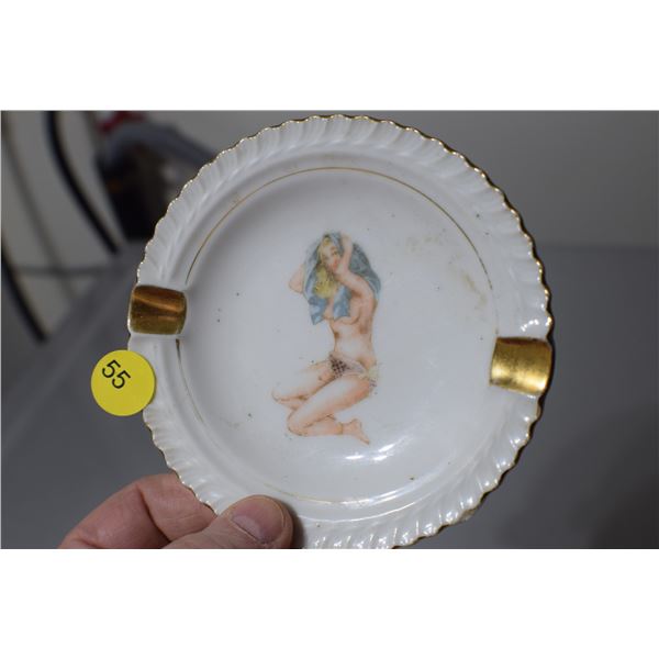 Vintage risque ashtray
