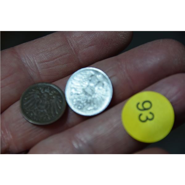906 & 1954 Germany coins