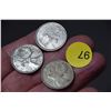 Image 1 : 2 Canada silver quarters, etc.