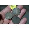 Image 1 : 3 X Canada Queen Victoria pennies