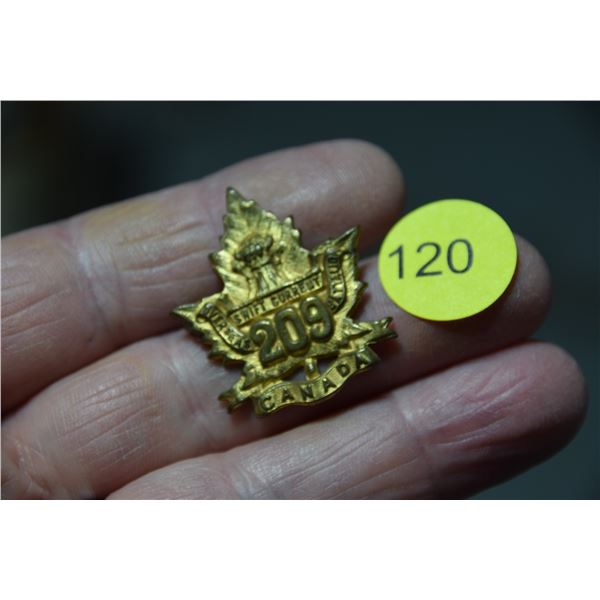 209 Swift Current cap badge