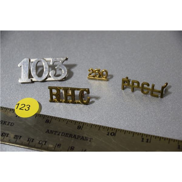 Script / title badges