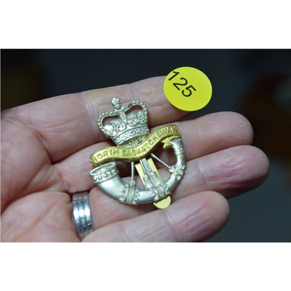 North Sask cap badge