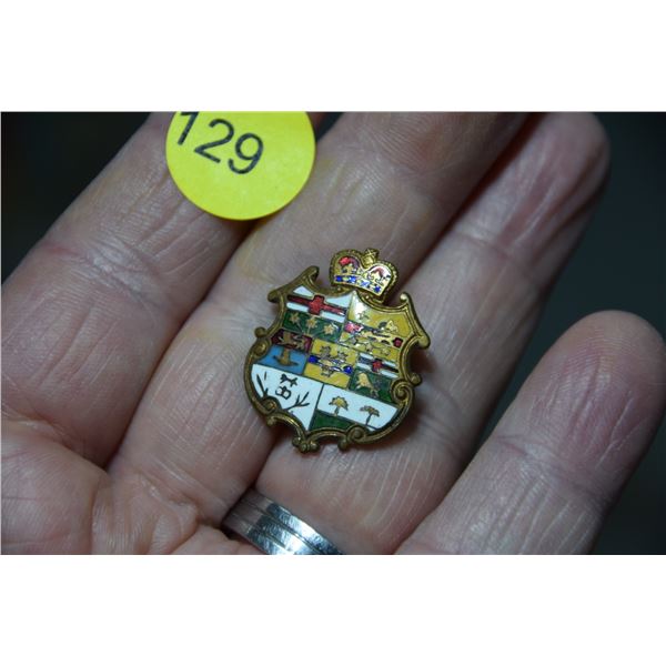Canadian Coat of Arms pin
