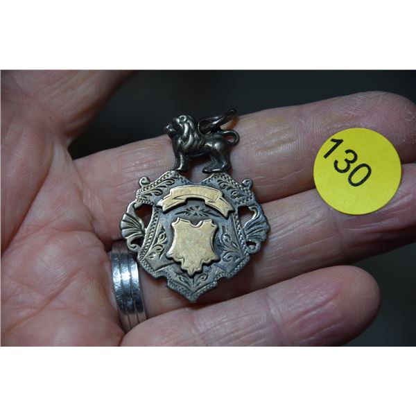 British sterling silver pin