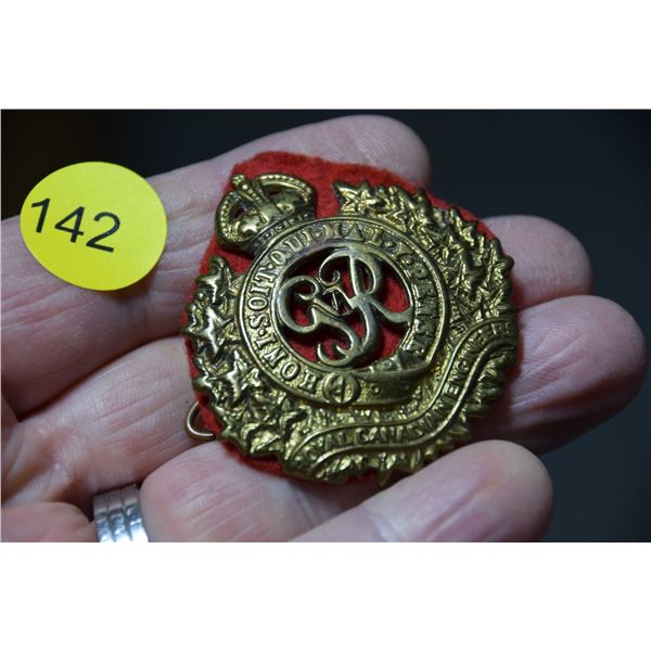 Canadian Engineers cap badge