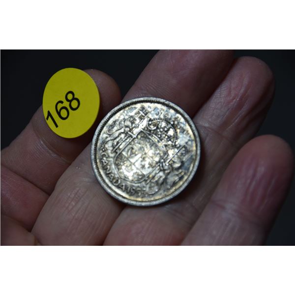 1955 Canada 50 cent silver coin
