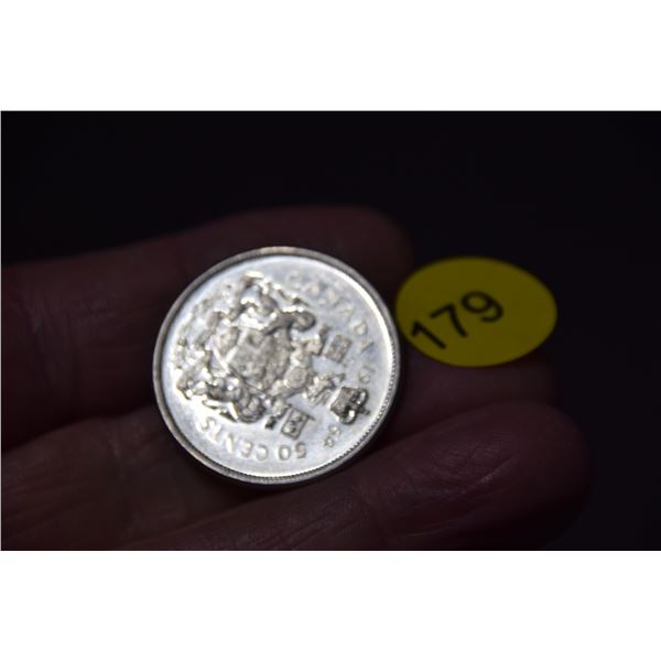 1964 Canada 50 cent silver coin