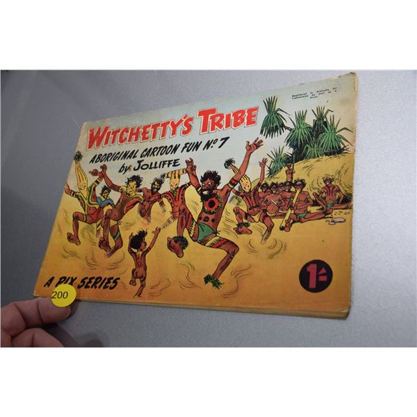 Antique Aboriginal comic book