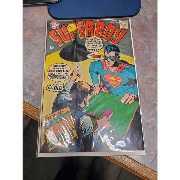 12 cents Superboy comic book