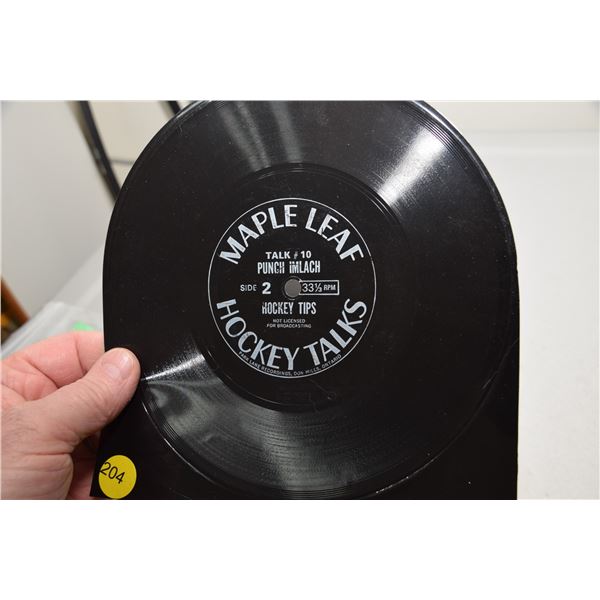 Vintage Toronto Maple Leafs hockey records