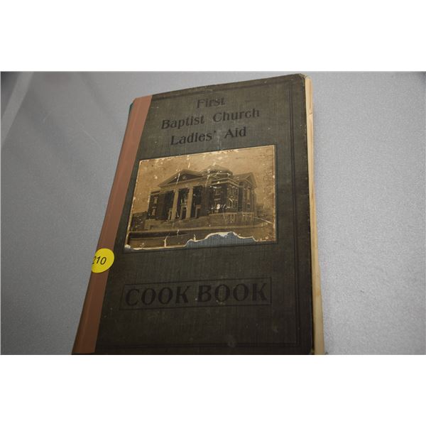 Antique Saskatchewan cook book