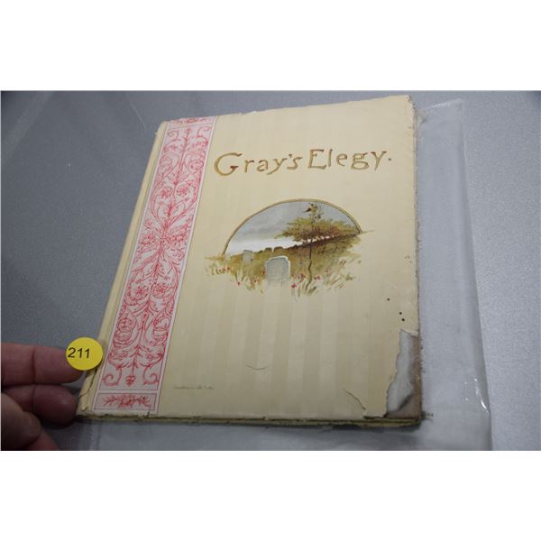 1883 Book - silk cover