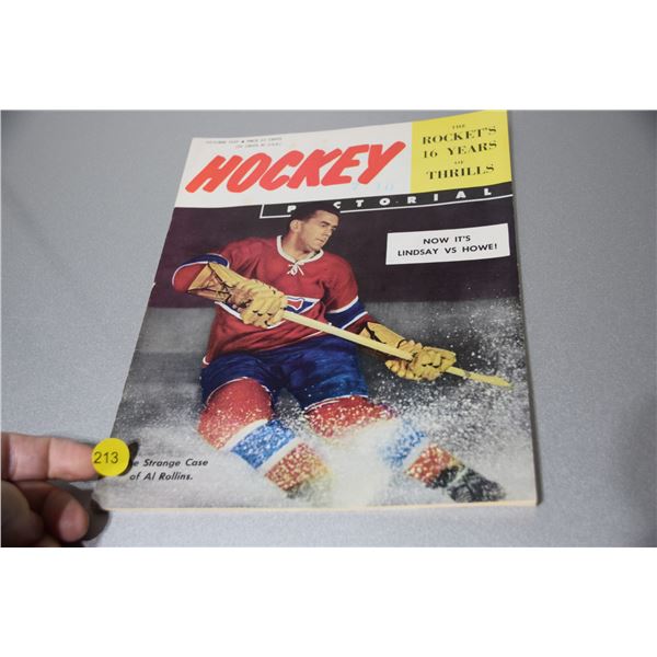 1957 hockey magazine