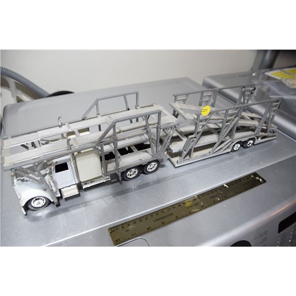 Toy truck car hauler