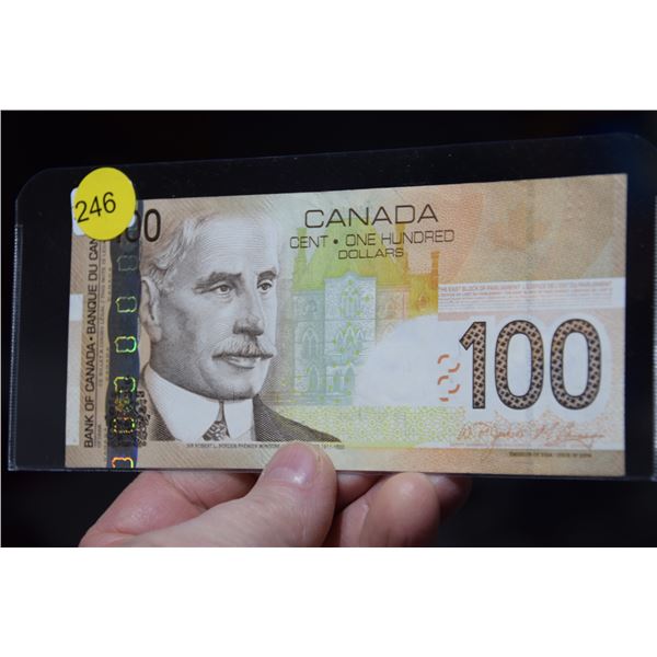 2004 Canada $100 One hundred dollar bank note