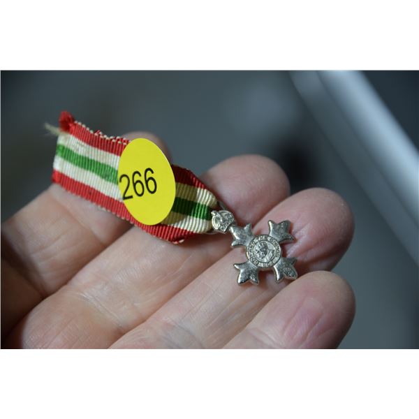 For God & Empire" WWI miniature medal