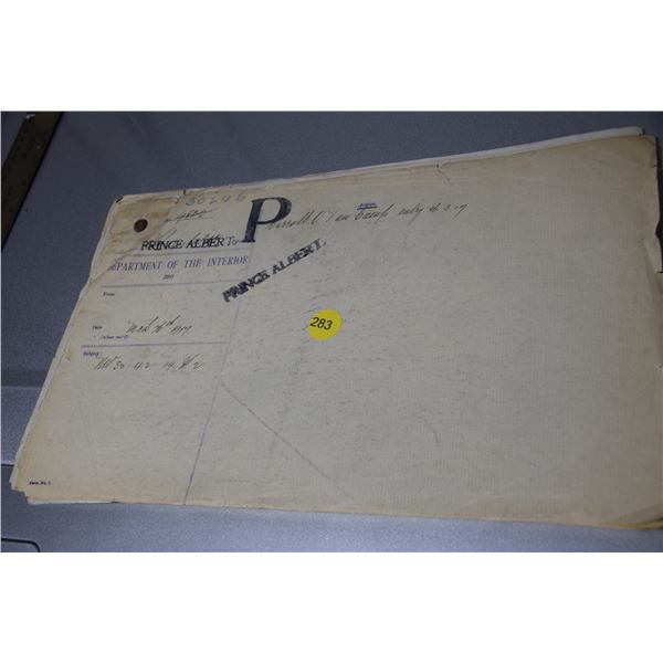 1917 Prince Albert land title