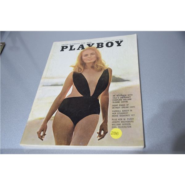 August 1968 Playboy magazine