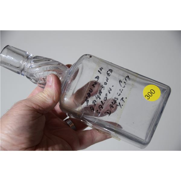 Yukon saloon whiskey bottle