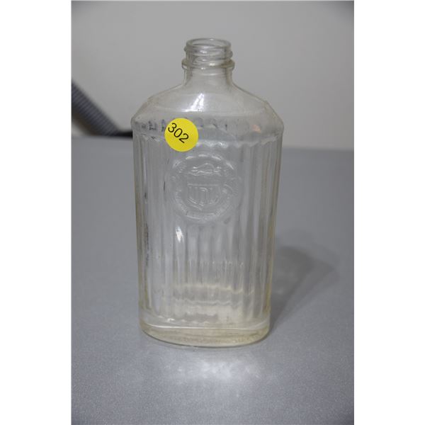 Beaver whiskey bottle