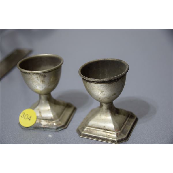 Metal egg cups
